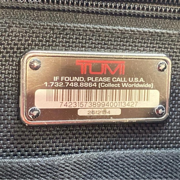 TUMI Unisex Briefcase Tech Bag Expandable Multiple Compartments - Picture 13 of 13